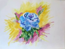 55 - 410 Blue Rose II © María L. Gómez